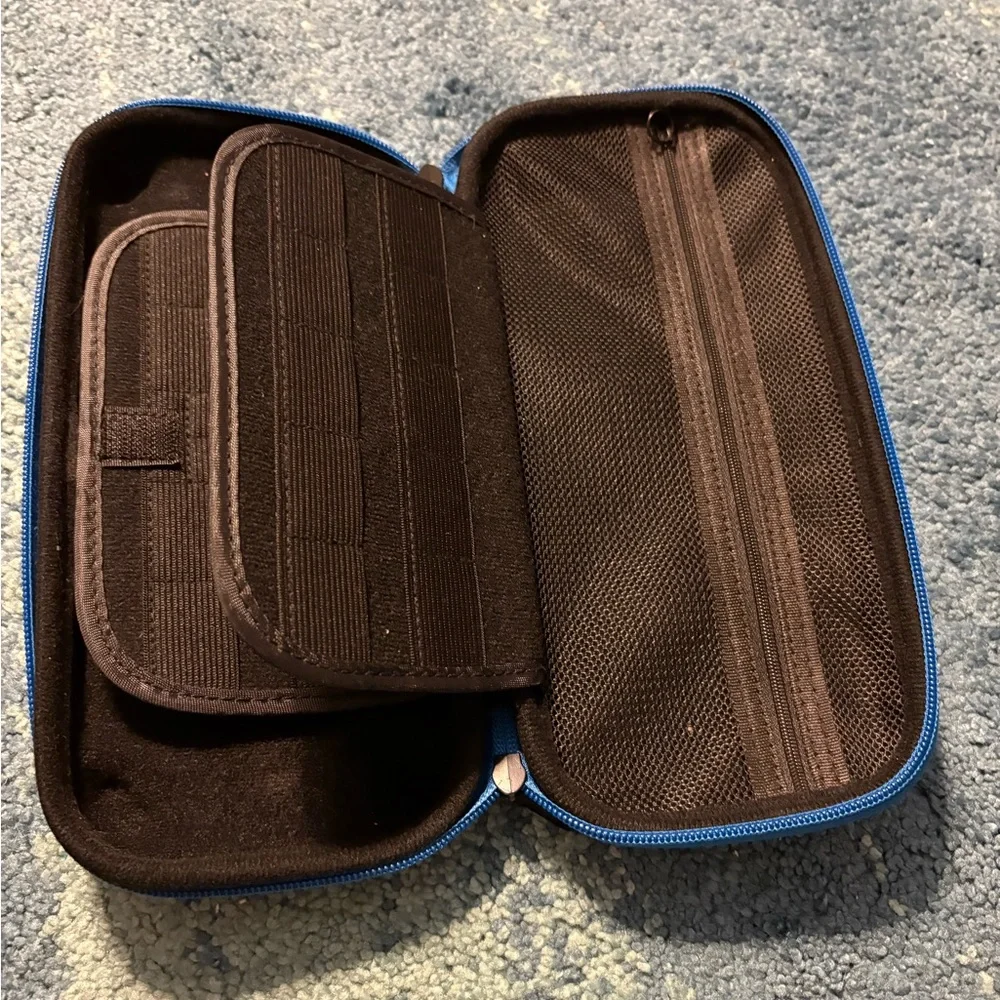 Black and Blue Nitendo Switch Case